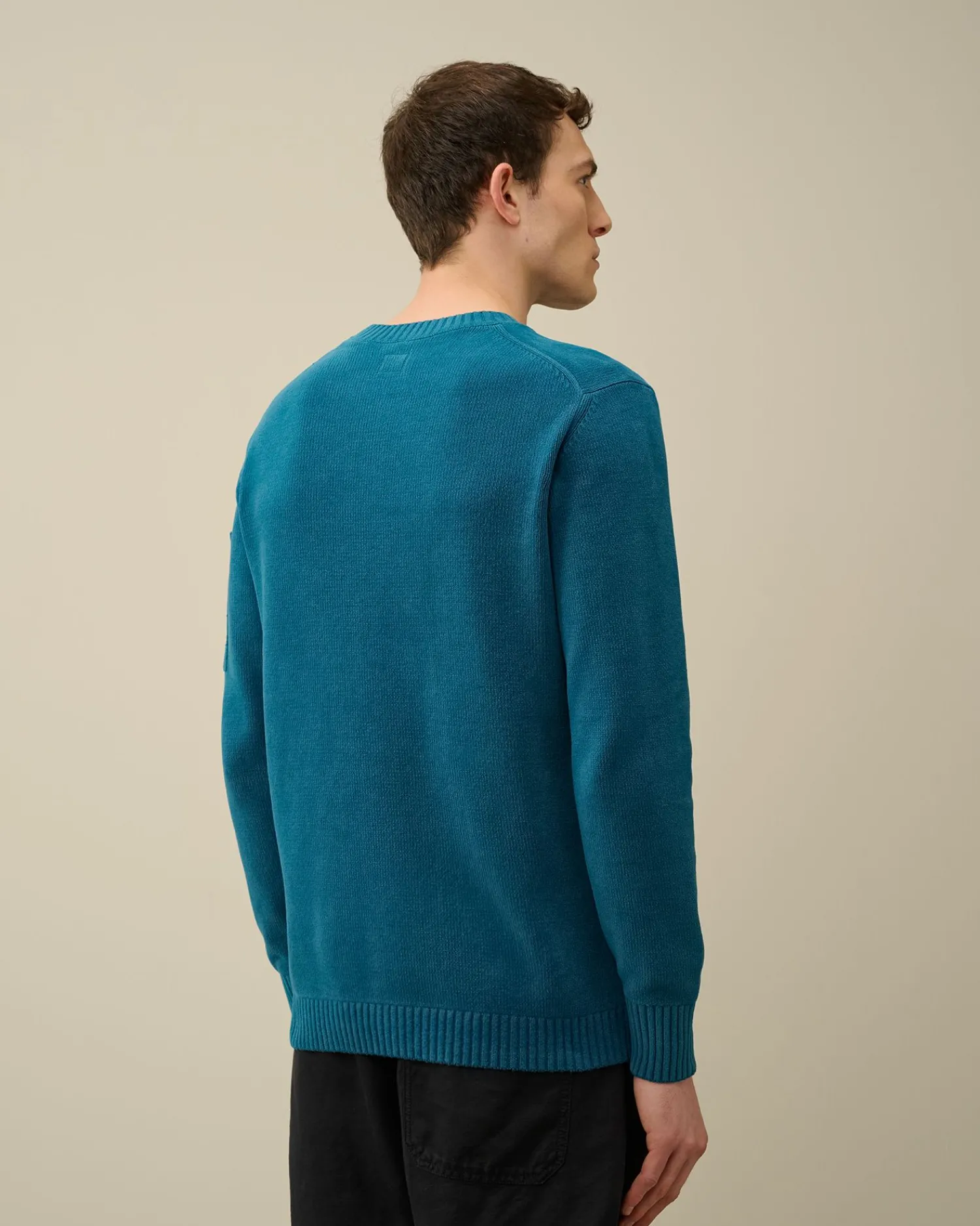 Hot C.P. Company Bomuld Crepe Jumper Gaze Hvid