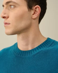 Hot C.P. Company Bomuld Crepe Jumper Gaze Hvid