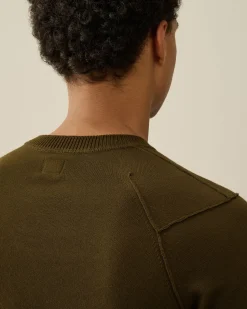 Best C.P. Company Bomuld Crepe Jumper Stovregn Gra