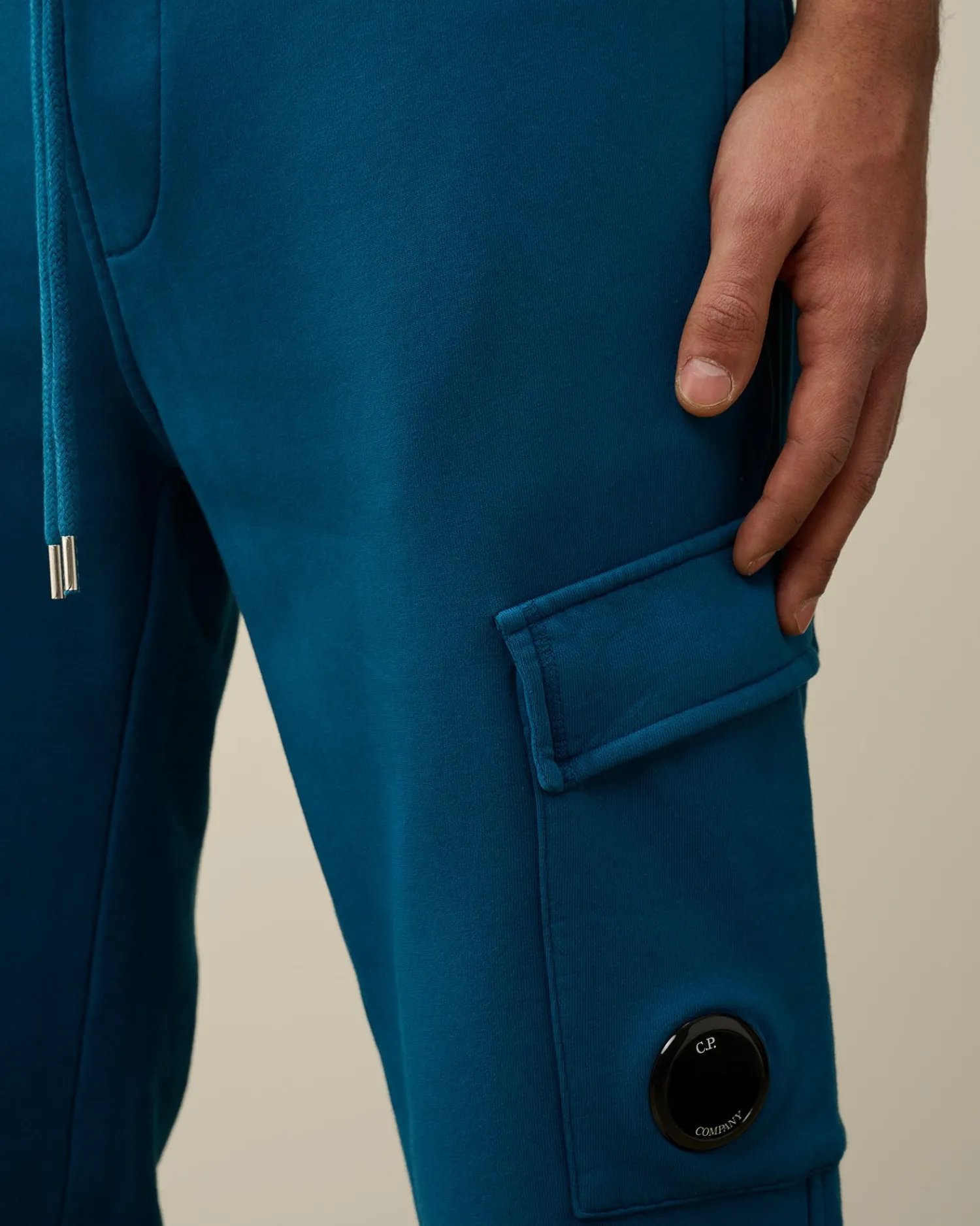 Cheap C.P. Company Bomuld Diagonal Fleece Cargo Joggingbukser Andegron