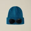 Outlet C.P. Company Bomuld Logo Beanie Hvid Paere