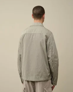 Best Sale C.P. Company Bomuld Popeline Overshirt Sort