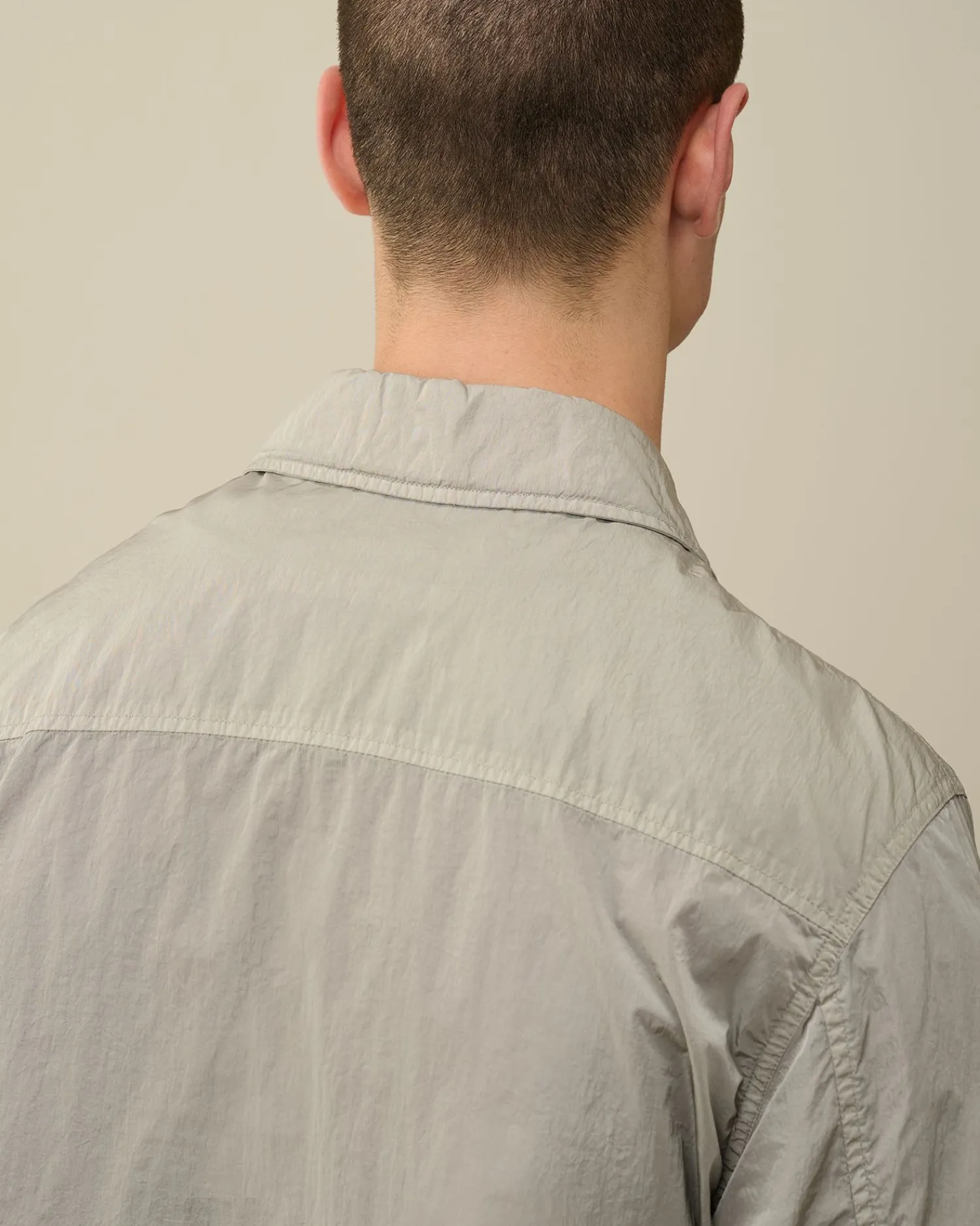 Best Sale C.P. Company Bomuld Popeline Overshirt Sort
