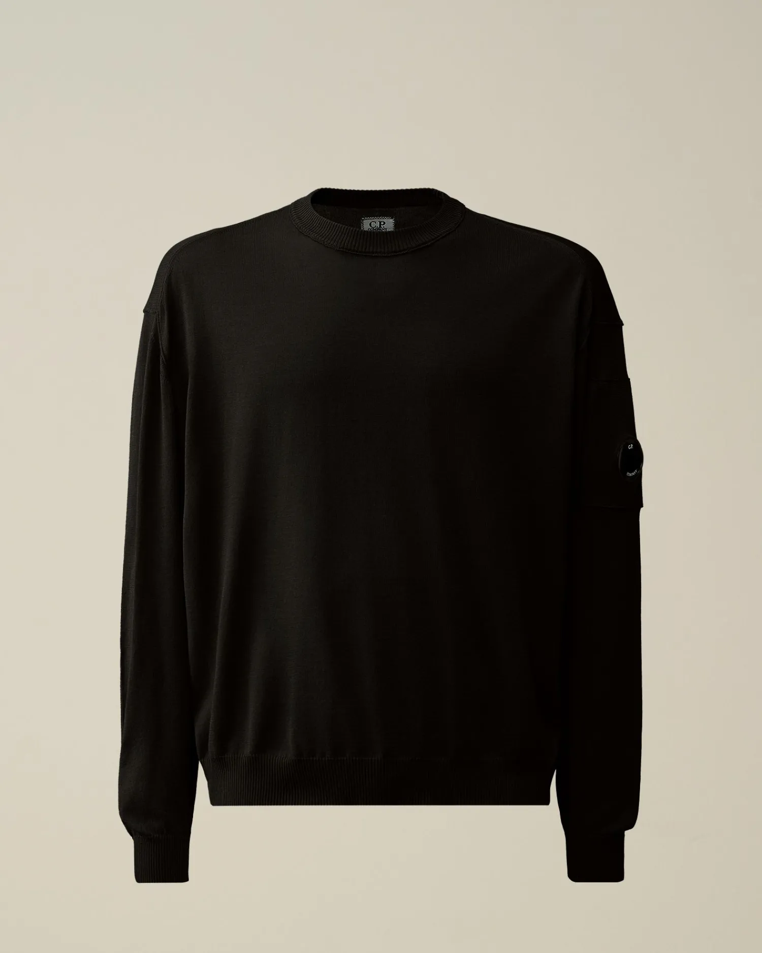 Sale C.P. Company Chenille Bomuldsstrikket Haettetroje Stovregn Gra