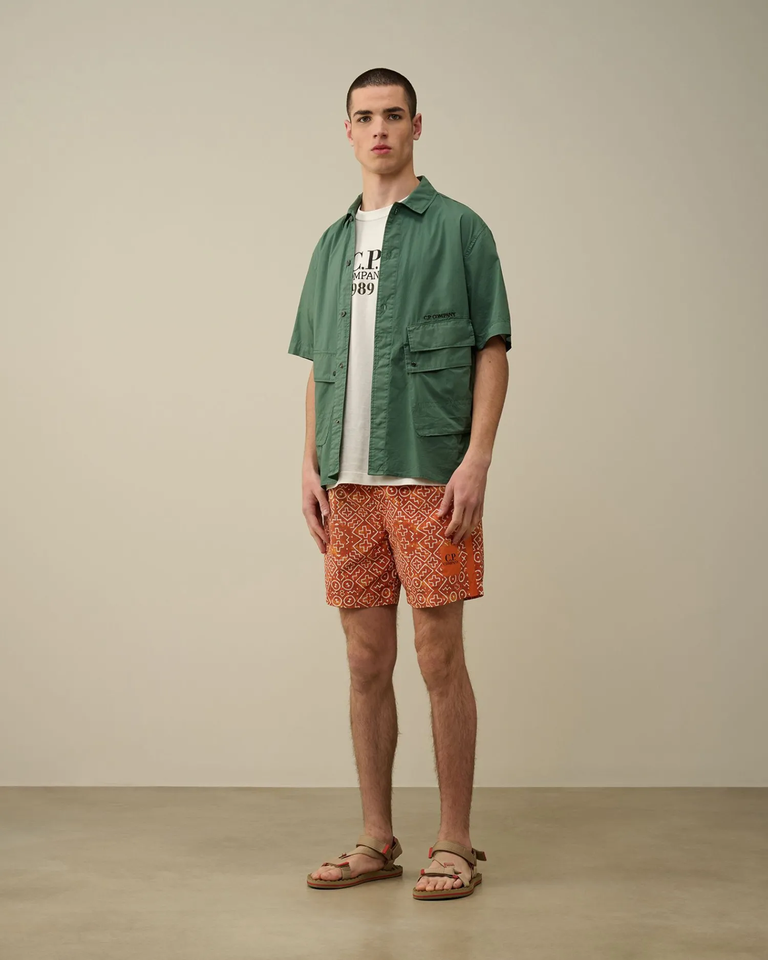 New C.P. Company Chrome-R Goggle Cap Total Eclipse-Blue
