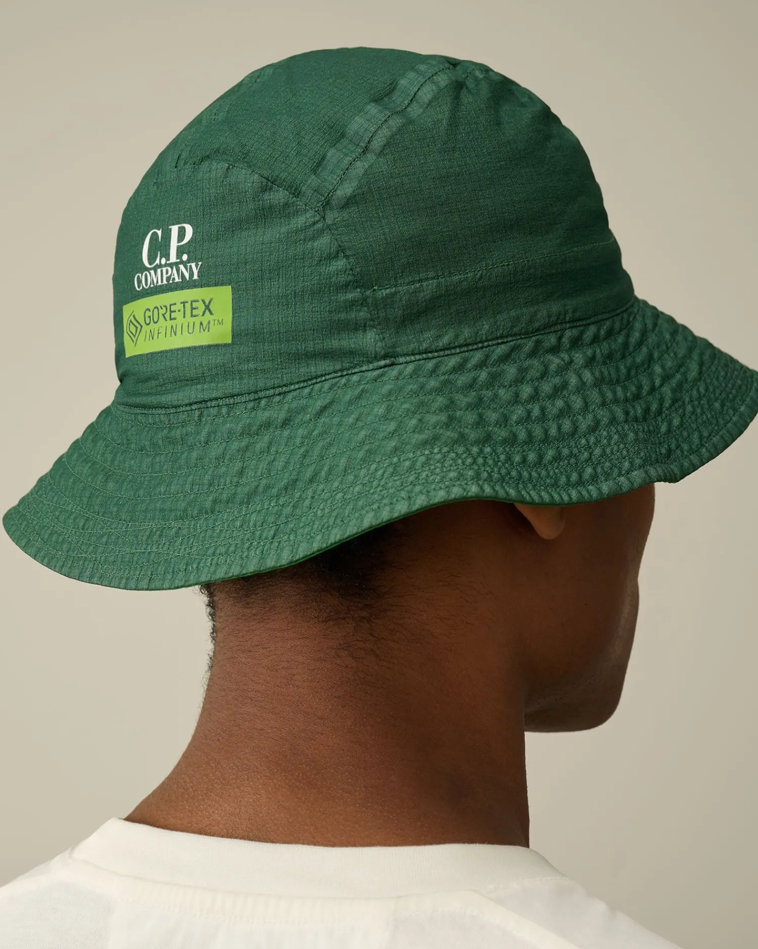 Outlet C.P. Company Chrome-R Logohaette Ivy Gron