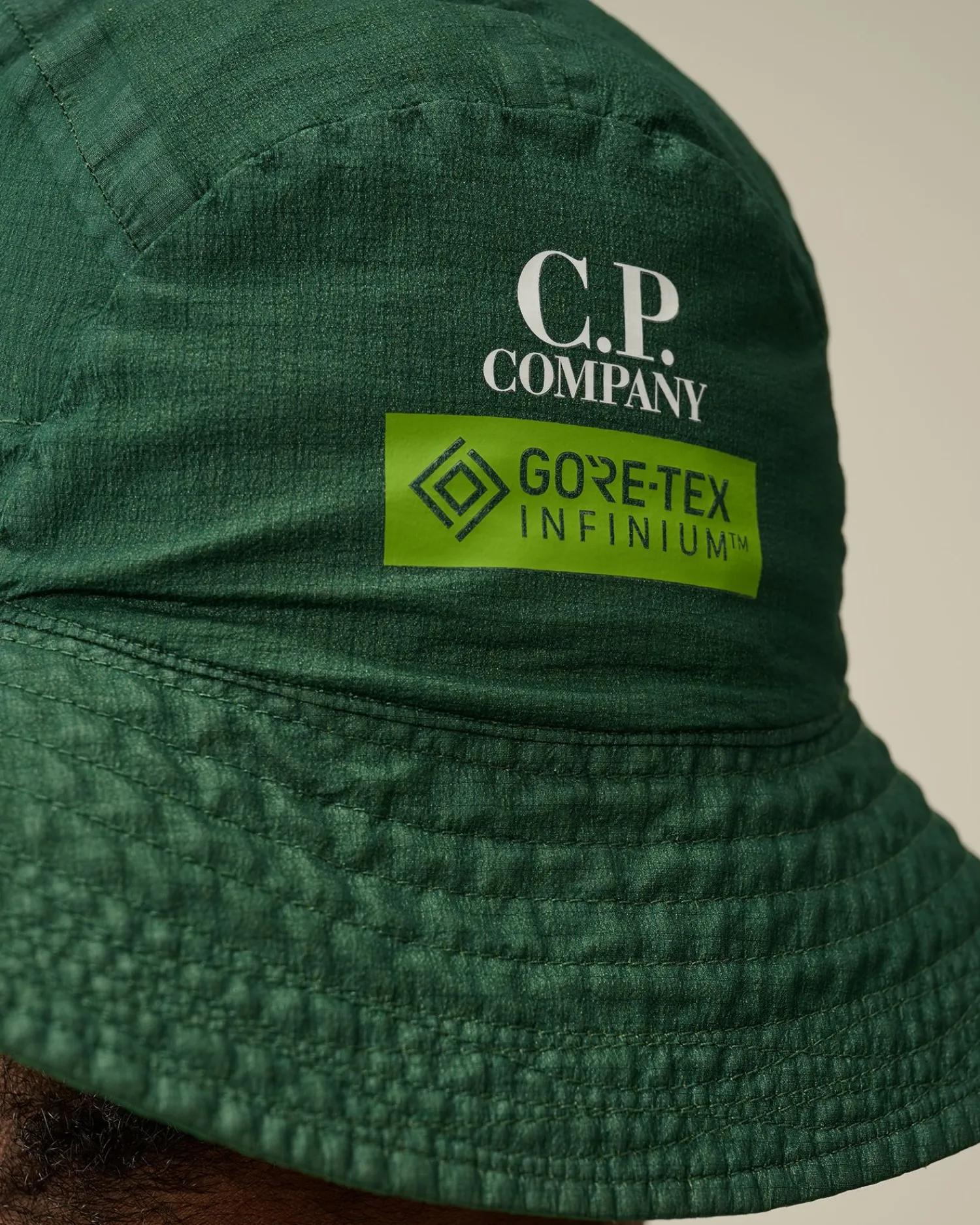 Outlet C.P. Company Chrome-R Logohaette Ivy Gron