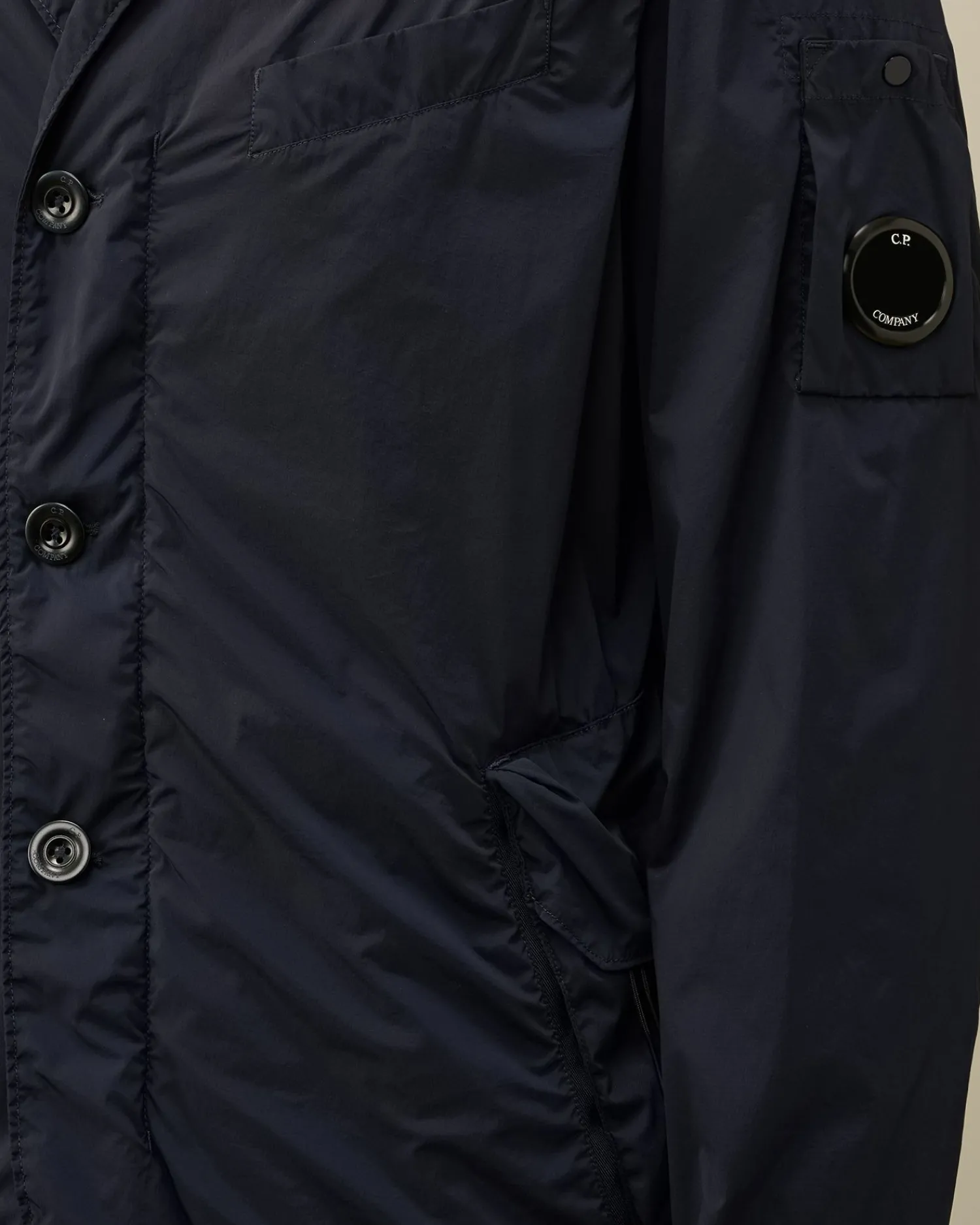 Flash Sale C.P. Company Chrome-R Pocket Overshirt Wienerbrod Shell-Orange