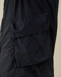 Flash Sale C.P. Company Chrome-R Pocket Overshirt Wienerbrod Shell-Orange
