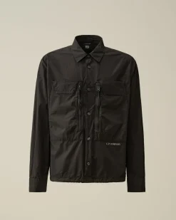Cheap C.P. Company Chrome-R Pocket Overshirt Stovregn Gra