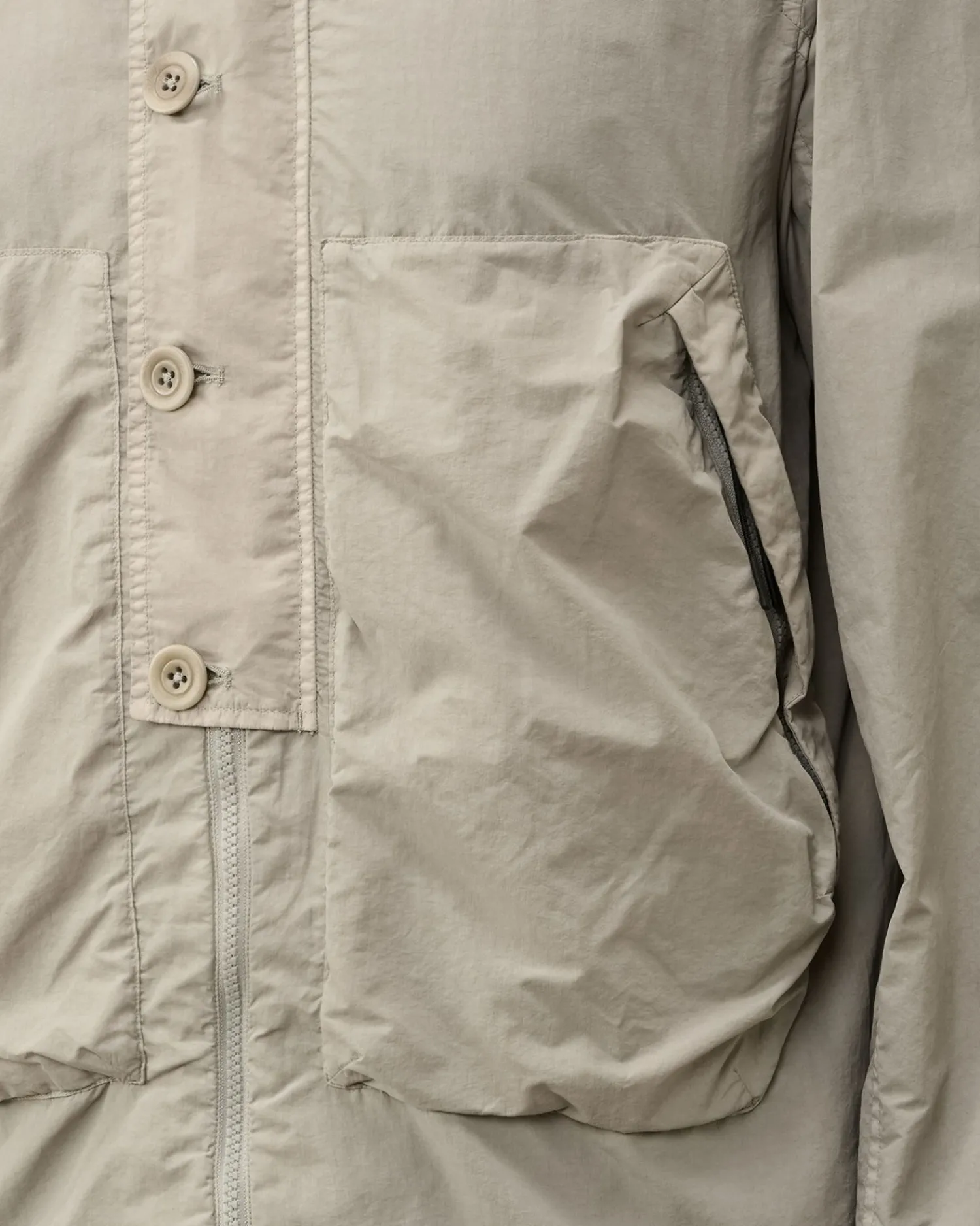 Discount C.P. Company Chrome-R Pocket Overshirt Himmelsk Pink