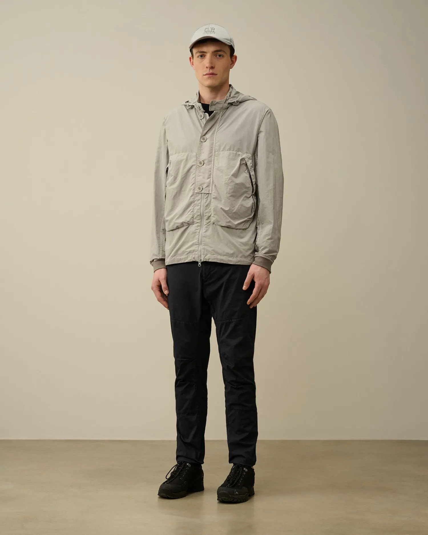 Discount C.P. Company Chrome-R Pocket Overshirt Himmelsk Pink
