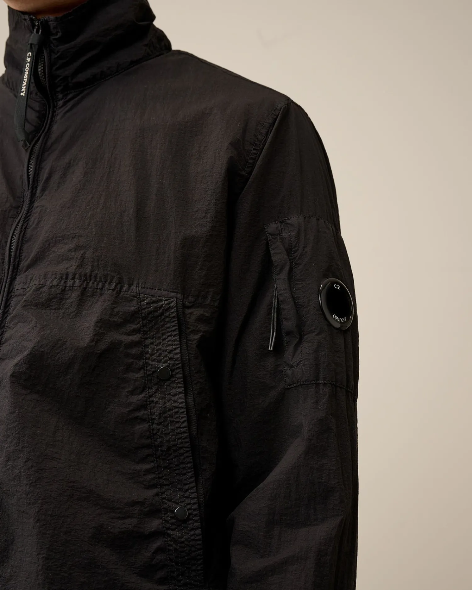 New C.P. Company Chrome-R Pocket Overshirt Stovregn Gra