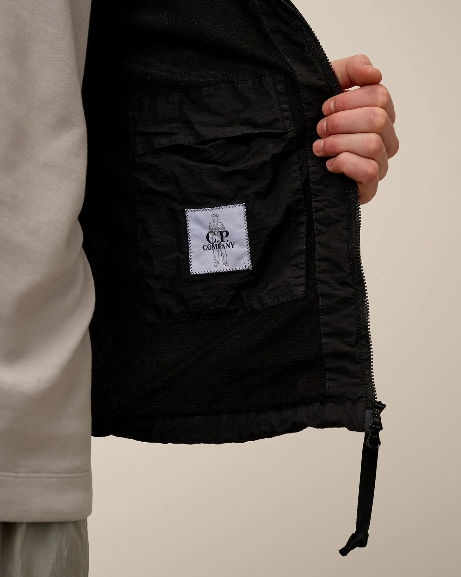 New C.P. Company Chrome-R Pocket Overshirt Stovregn Gra