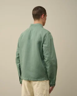 Online C.P. Company Chrome-R Pocket Overshirt Ivy Gron