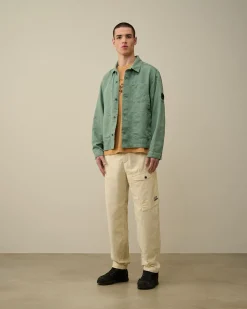 Online C.P. Company Chrome-R Pocket Overshirt Ivy Gron