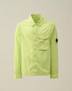 Shop C.P. Company Chrome-R Pocket Overshirt Stjernelys Bla