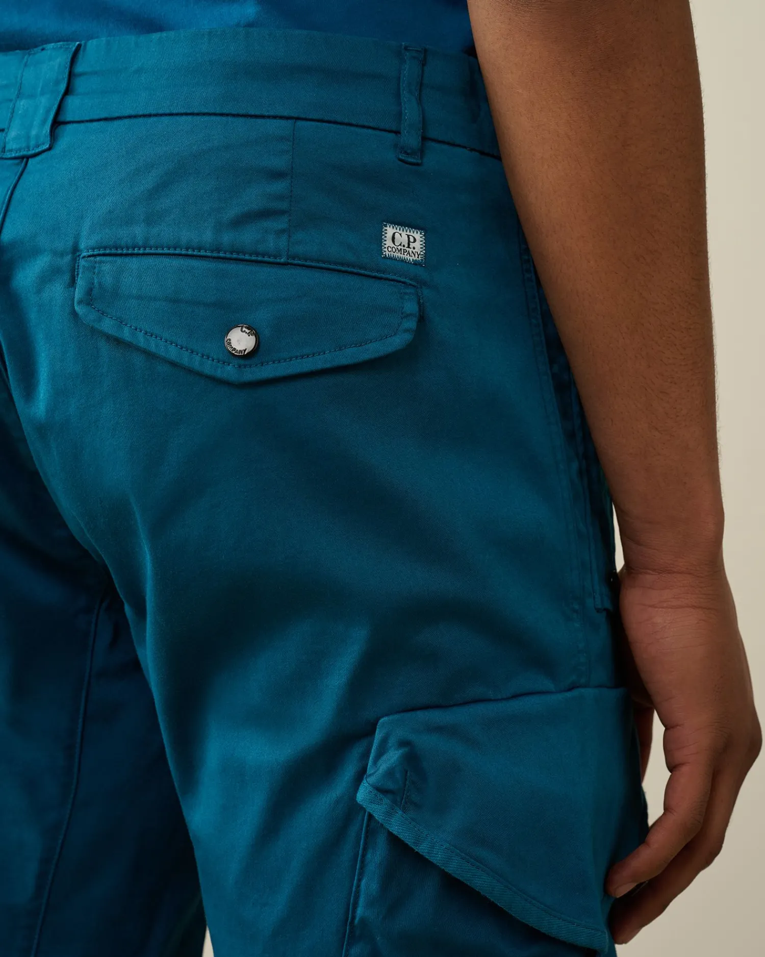 Discount C.P. Company Chrome-R Regular Utility Pants Total Eclipse-Blue