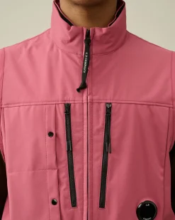 Clearance C.P. Company Cp Shell-R Jakke Gaze Hvid