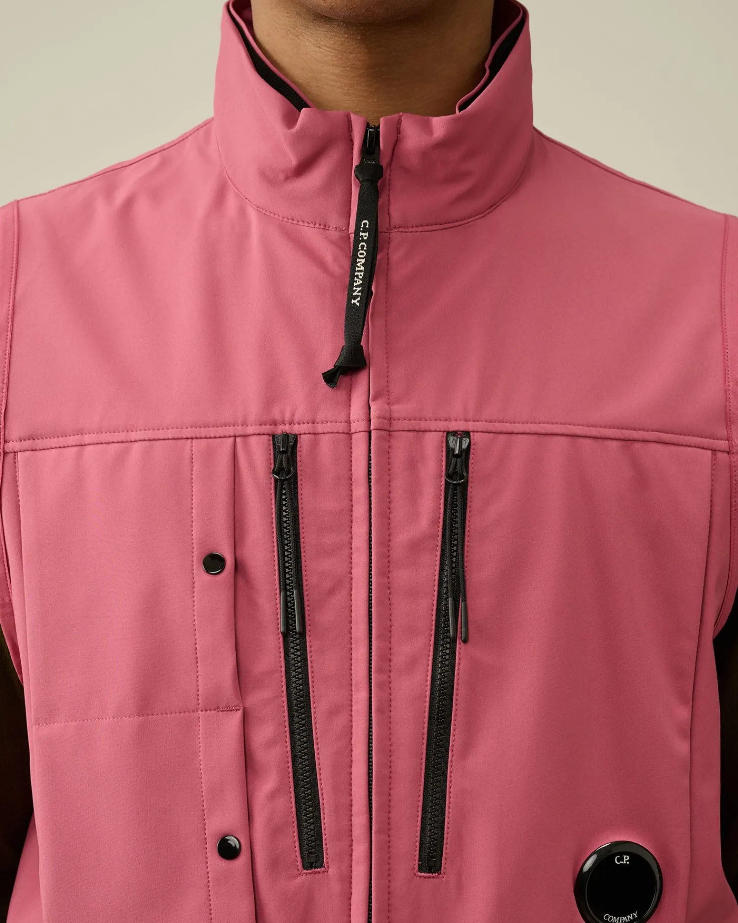 Clearance C.P. Company Cp Shell-R Jakke Gaze Hvid