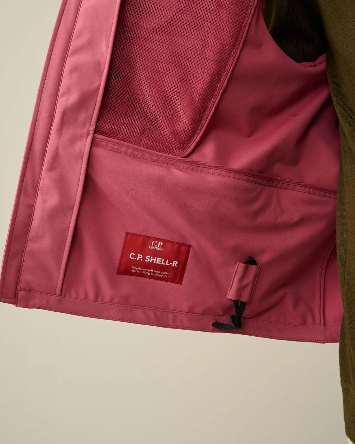 Clearance C.P. Company Cp Shell-R Jakke Gaze Hvid