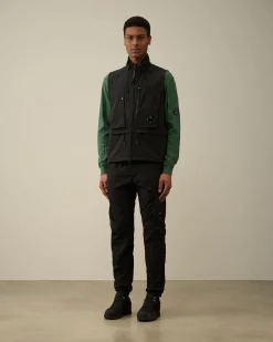 Store C.P. Company Cp Shell-R Utility Vest Ivy Gron