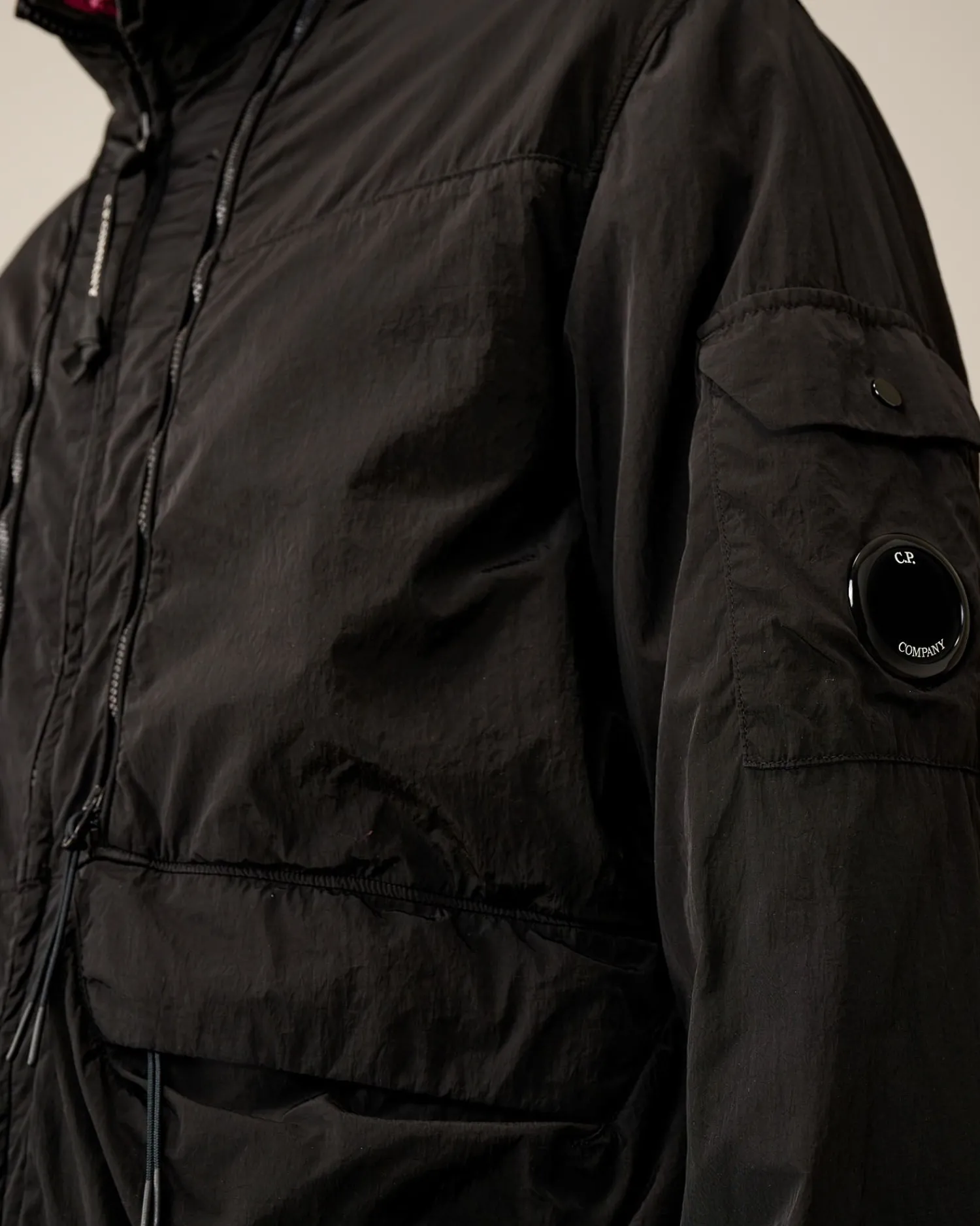 Fashion C.P. Company Cp Shell-R Utility Vest Blaek Bla
