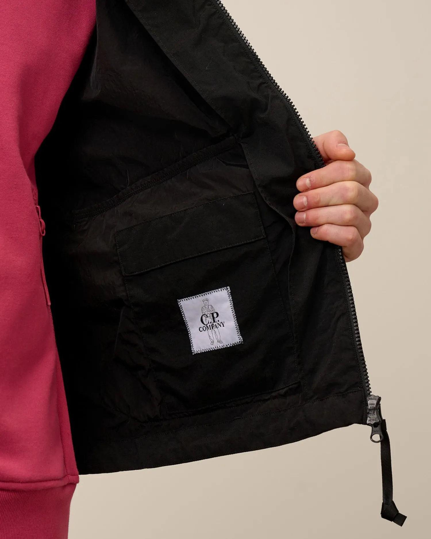 Fashion C.P. Company Cp Shell-R Utility Vest Blaek Bla