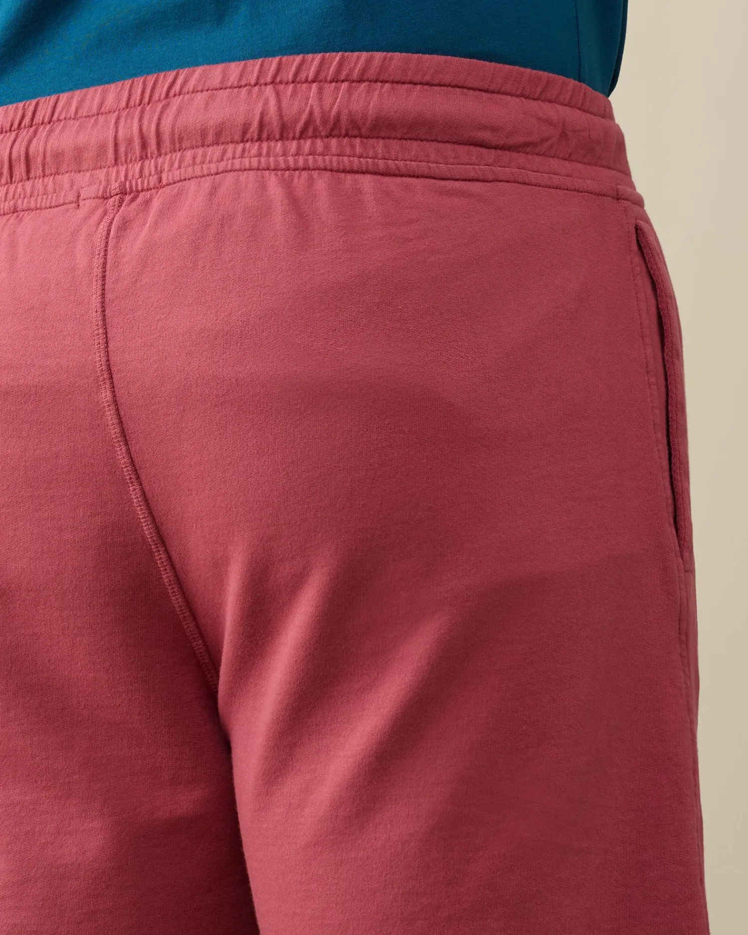 Outlet C.P. Company Diagonal Fleeceshorts I Bomuld Rod Knop