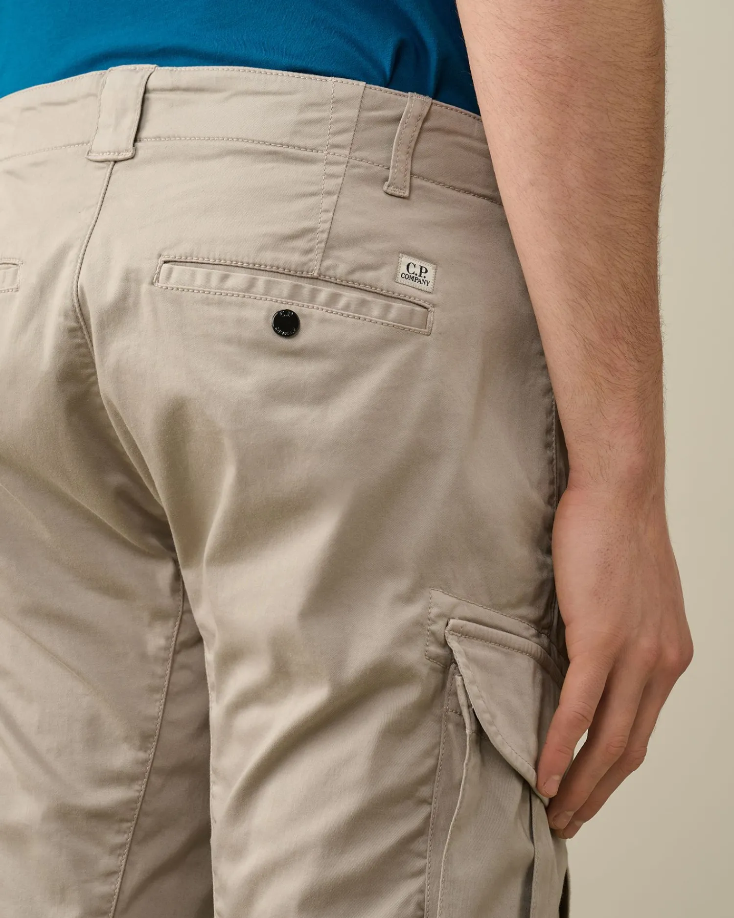 Online C.P. Company Diagonal Fleeceshorts I Bomuld Hvid Paere