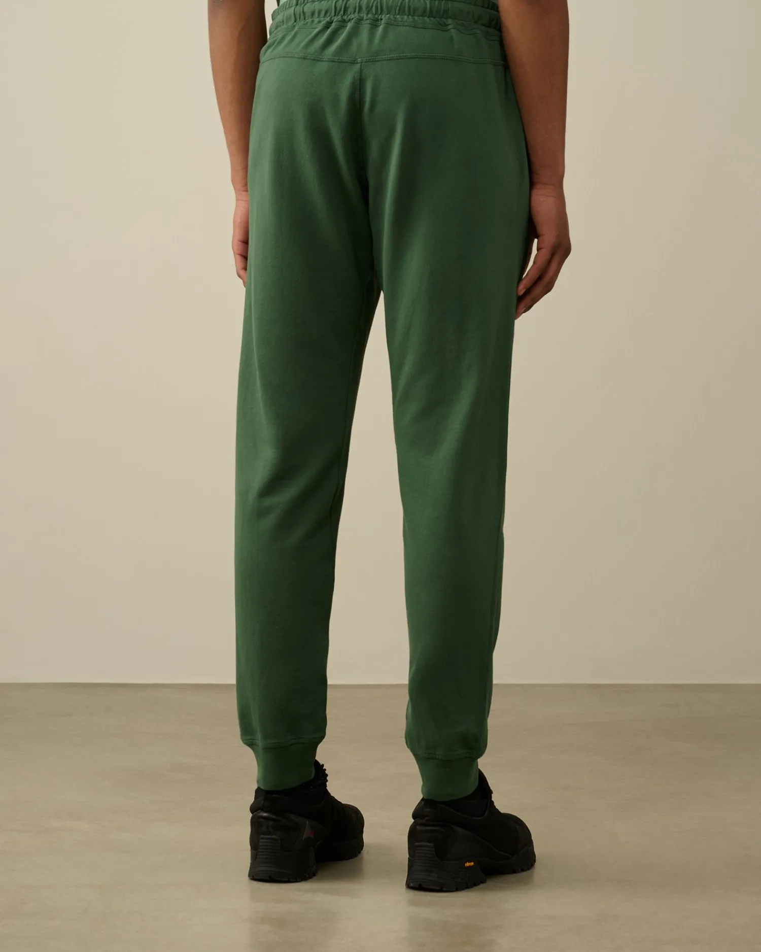 Cheap C.P. Company Diagonal Forhojede Fleece-Lommeshorts Med Lynlas Gra Melange