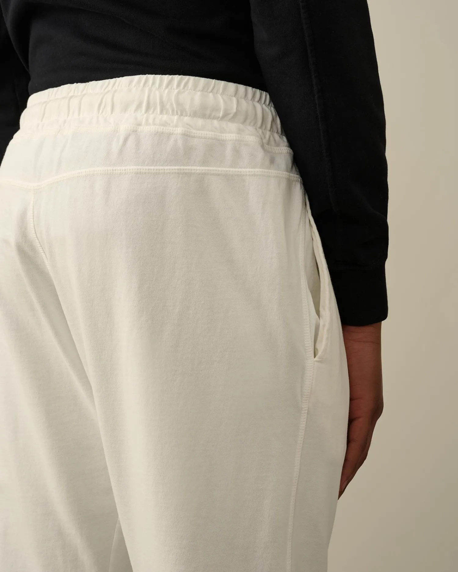 Outlet C.P. Company Diagonal Forhojede Fleece Cargo Joggingbukser Rod Knop