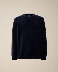 Discount C.P. Company Diagonal Haevet Fleece Blandet Aftagelig Sweatshirt Pistacie Shell-Beige
