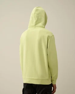 Discount C.P. Company Diagonal Haevet Fleece Goggle Haettetroje Med Lynlas Stovregn Gra