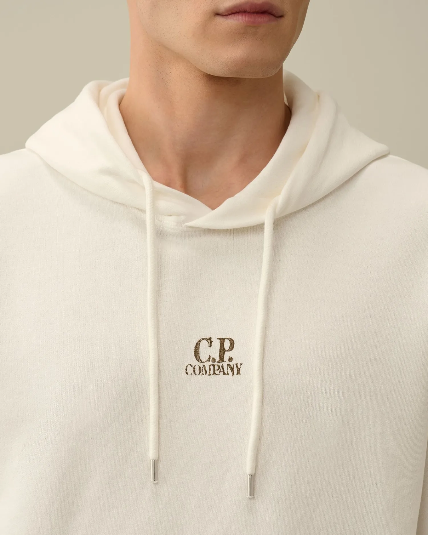 Online C.P. Company Diagonal Haevet Fleece Goggle Haettetroje Med Lynlas Green Bay