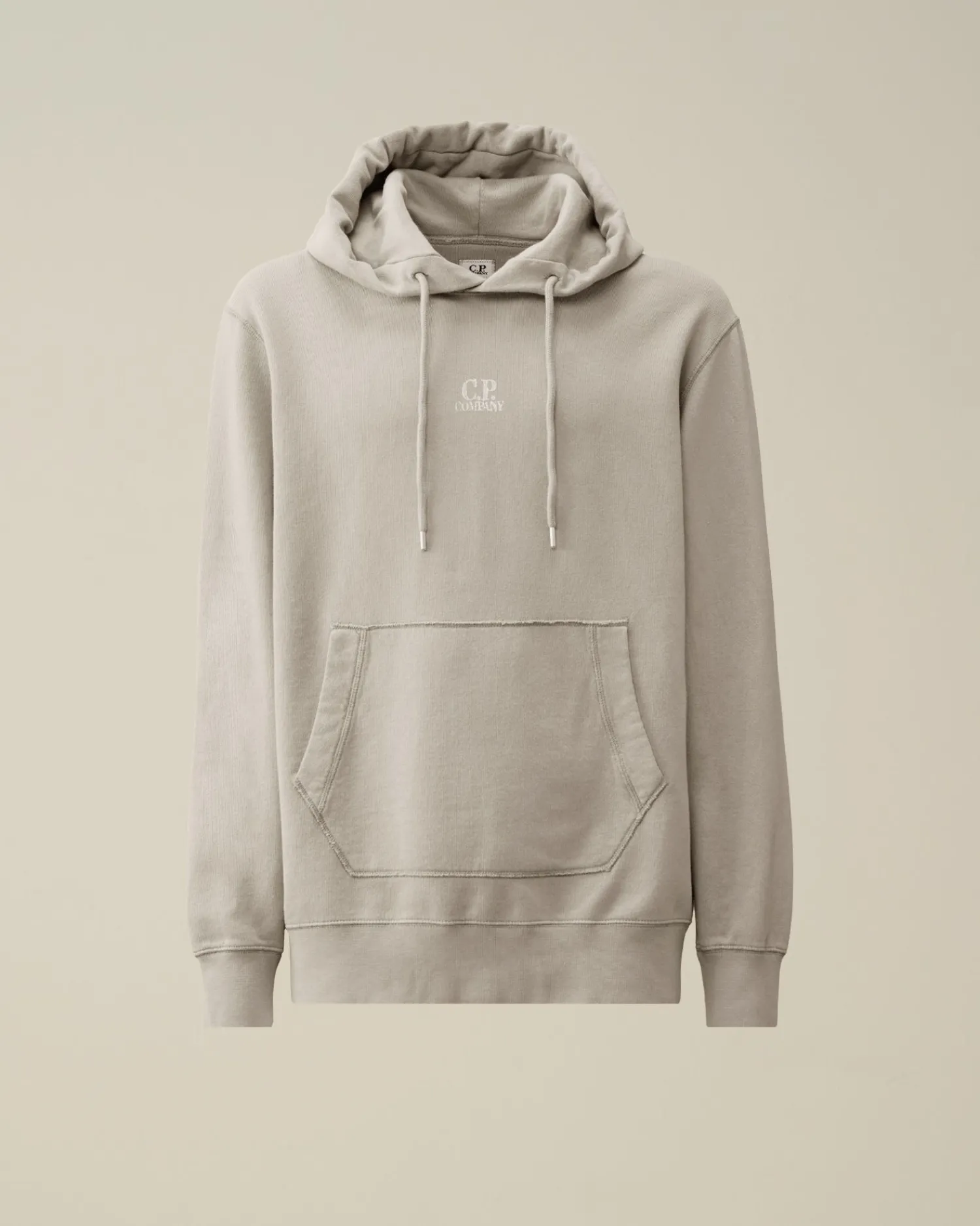 Best C.P. Company Diagonal Haevet Fleece Goggle Haettetroje Med Lynlas Ivy Gron