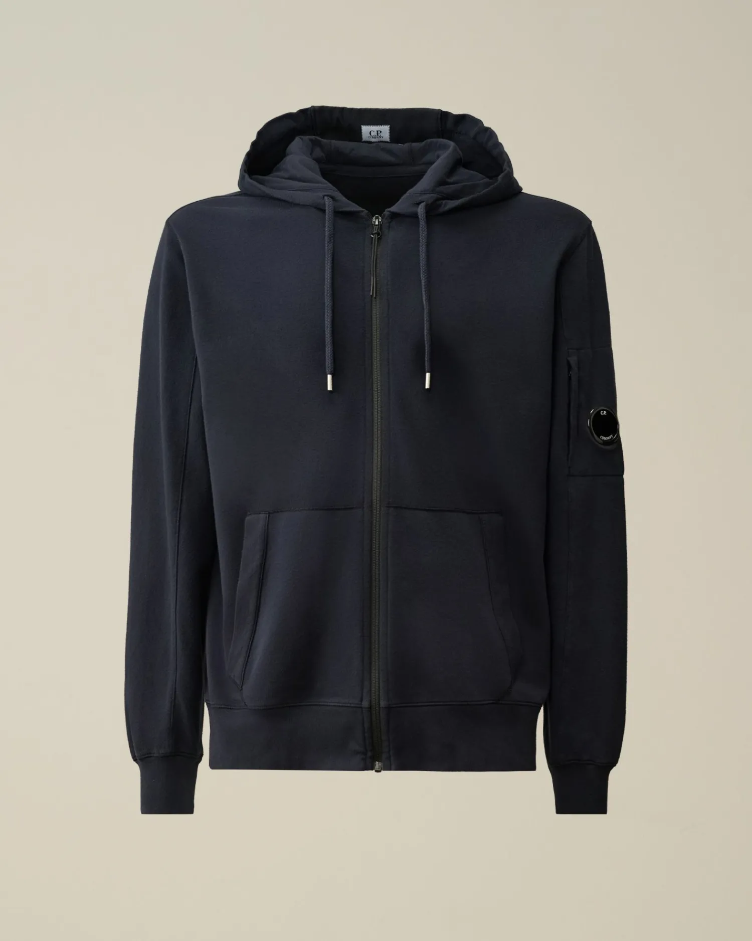 Hot C.P. Company Diagonal Haevet Fleece Haettetroje Ivy Gron