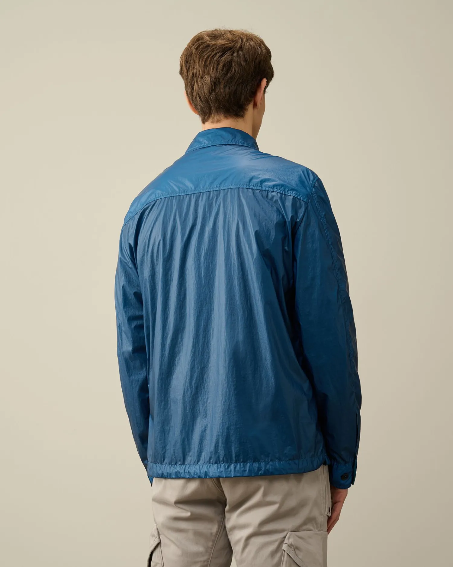 Online C.P. Company Diagonal Haevet Fleece Haettetroje Stovregn Gra