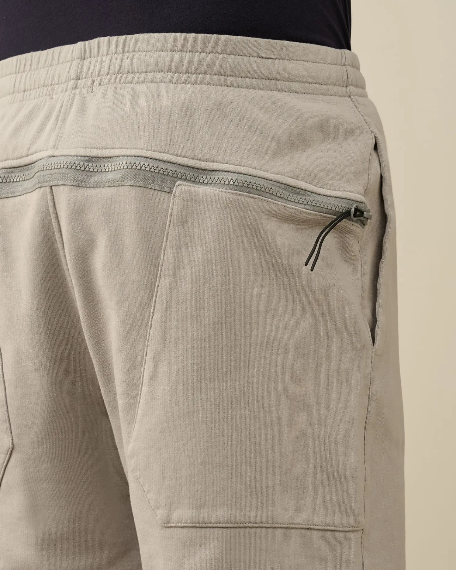 Sale C.P. Company Diagonal Haevet Fleece Joggingbukser Blaek Bla