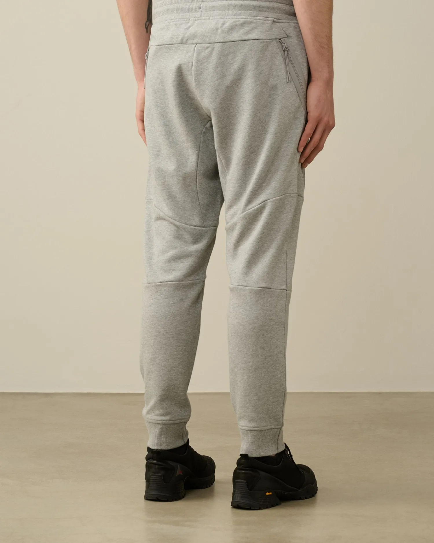 Flash Sale C.P. Company Diagonal Haevet Fleece Joggingbukser Sort