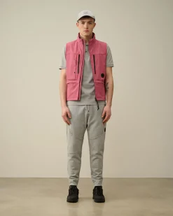 Flash Sale C.P. Company Diagonal Haevet Fleece Joggingbukser Sort