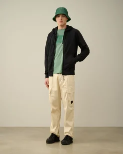 Fashion C.P. Company Diagonal Haevet Fleece Sweatshirt Ivy Gron