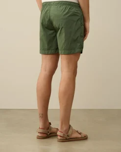 Online C.P. Company Eco-Chrome R Korte Svommeshorts Guld Flamme-Orange