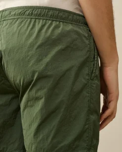 Online C.P. Company Eco-Chrome R Korte Svommeshorts Guld Flamme-Orange