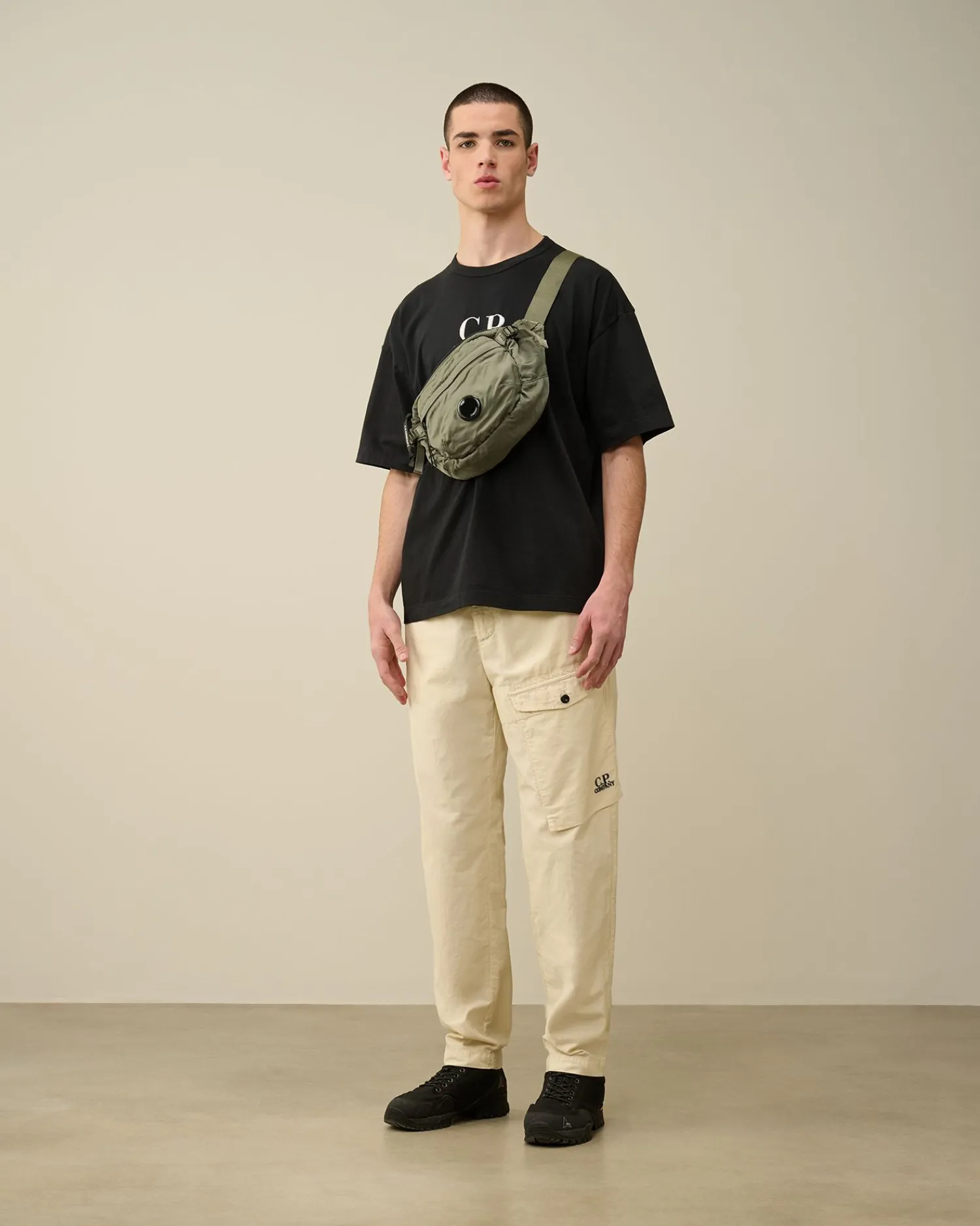Flash Sale C.P. Company Ergonomiske Twill Stretch-Bukser Agave Gron