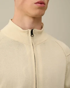 Best Sale C.P. Company Filo Di Scozia Strikket Poloshirt Agave Gron