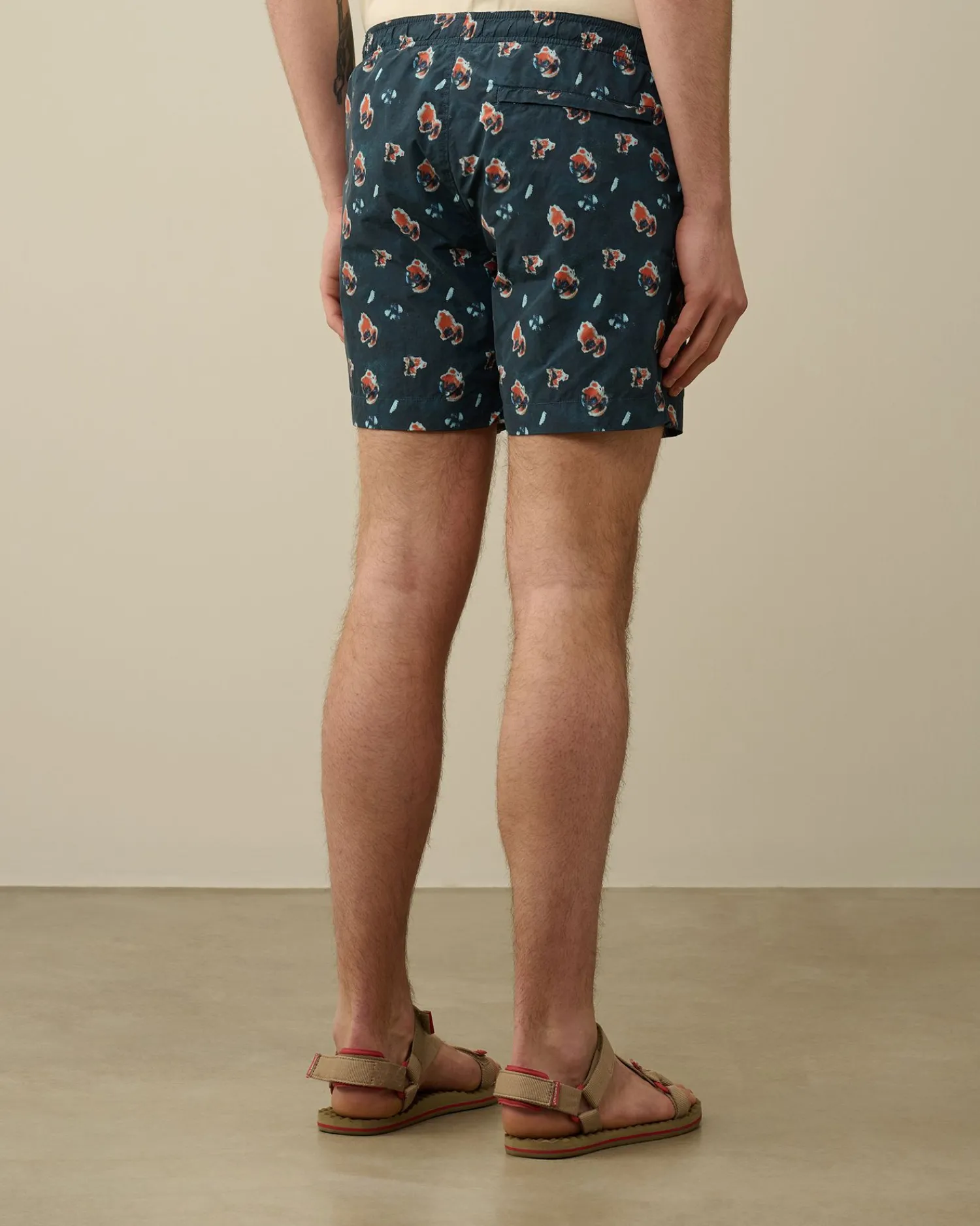 Online C.P. Company Flad Nylon Baja Svommeshorts Pistacie Shell-Beige
