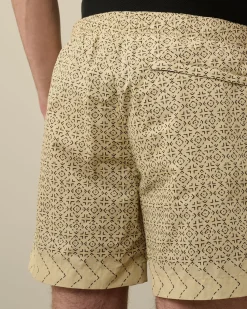 Best C.P. Company Flad Nylon Cargo Svommeshorts Blaek Bla