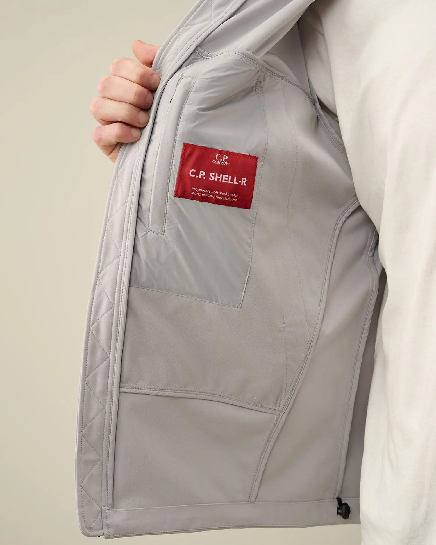 Outlet C.P. Company Flad Nylon Chorejakke Ivy Gron