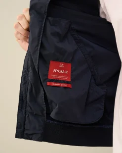 Discount C.P. Company Flad Nylon Utility Overshirt Stovregn Gra